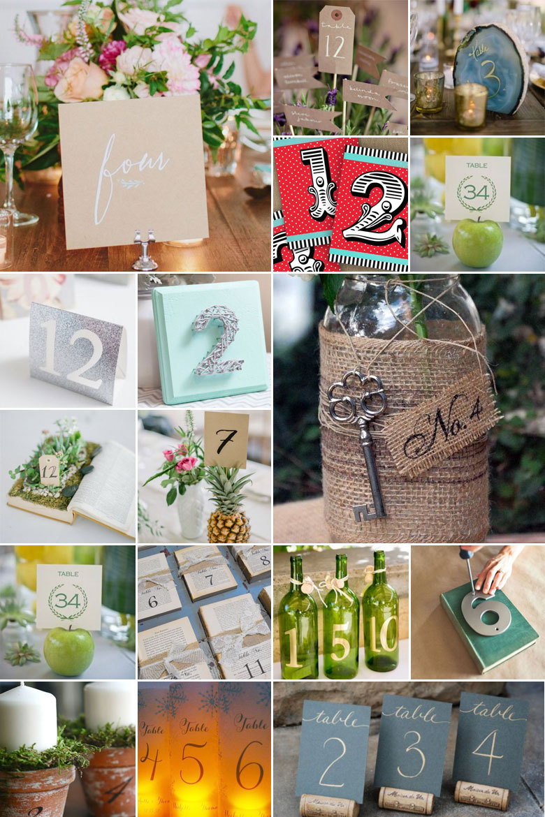 Crafty Table Numbers