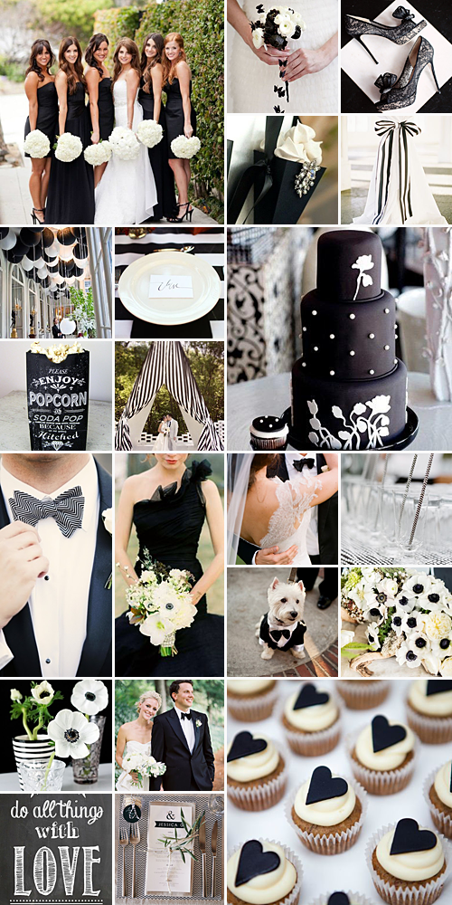 Black and White Wedding Inspiration