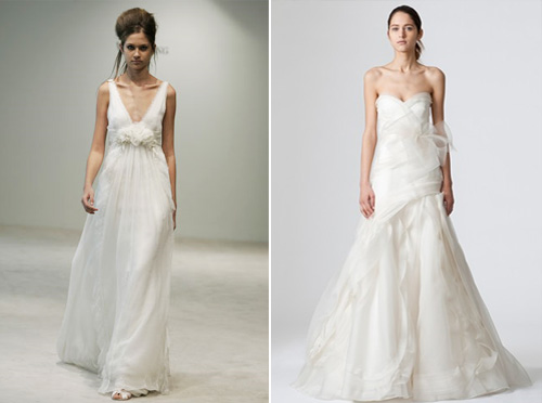 Wedding Dresses from Vera Wang