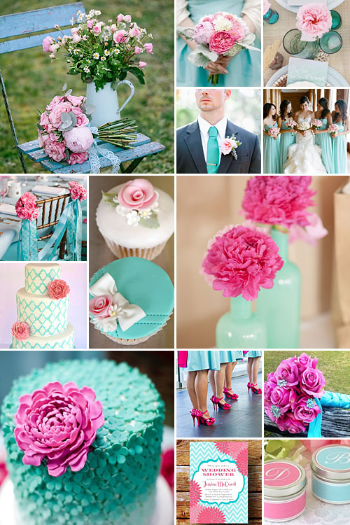 Pink & Turquoise Inspiration