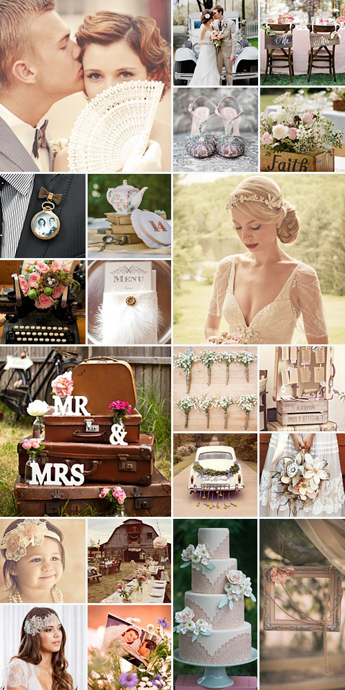 A Vintage Wedding Theme