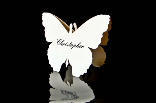 DIY Butterfly Place Cards