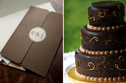 Chocolate Wedding Theme