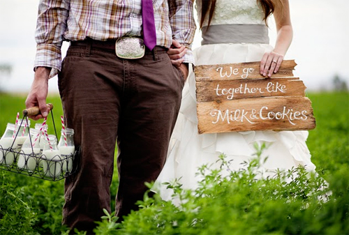 Milk and Cookies Wedding Theme