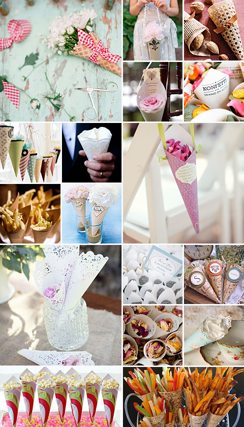 Wedding Cone Ideas