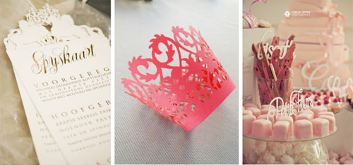 Whimsical Laser Cut Stationery