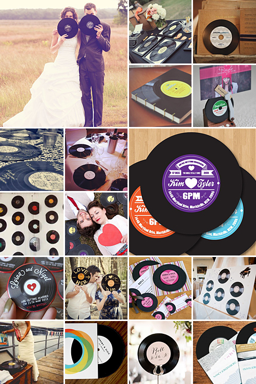 Rock your wedding with old LP's