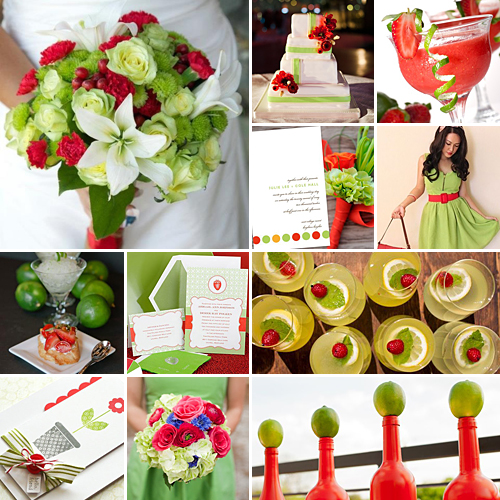Red and Lime: Vibrant and Fun