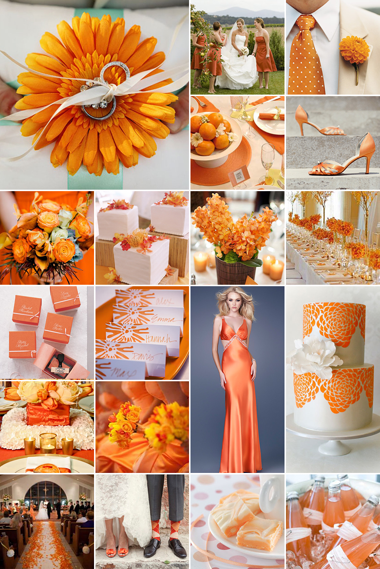 Orange wedding discount