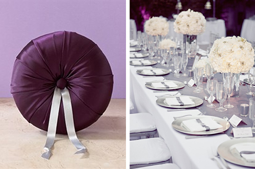 White, Silver, Grey and Plum