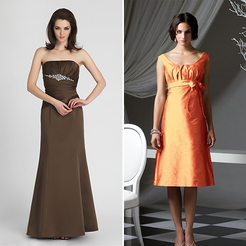 Brown and Orange Weddings