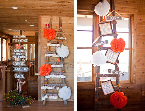 Brown and Orange Weddings