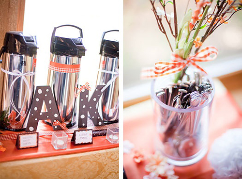 Brown and Orange Weddings