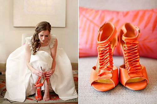 Brown and Orange Weddings