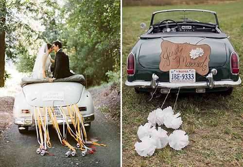 Wedding Car Cans