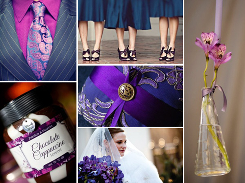 Blue and Purple Weddings