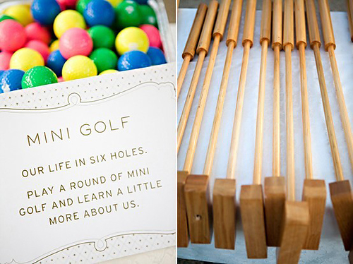 Golf Wedding Theme