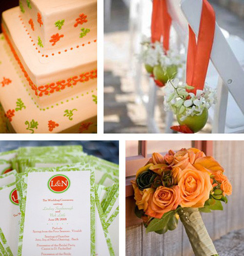 Orange and Lime Weddings