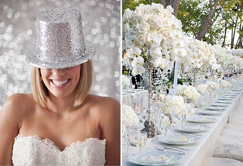 Silver and White Weddings