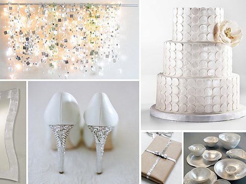 Silver and White Weddings