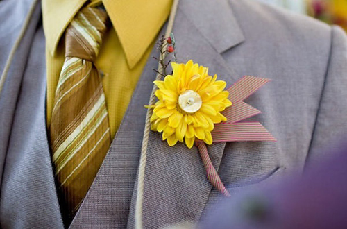 Boutonnières for the Boys