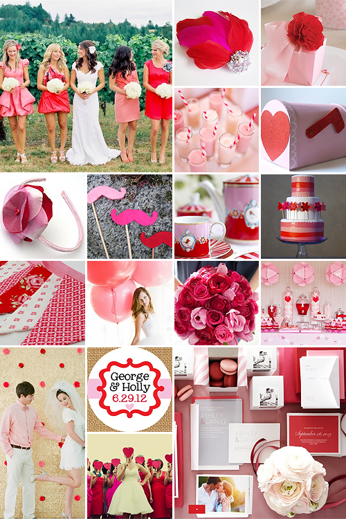 All you need is Love { Pink + Red }