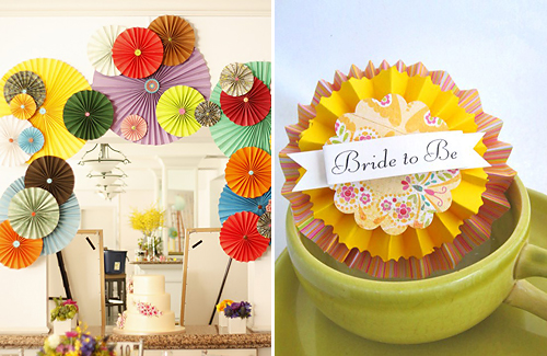 Wedding Rosettes { Stylish + Festive }