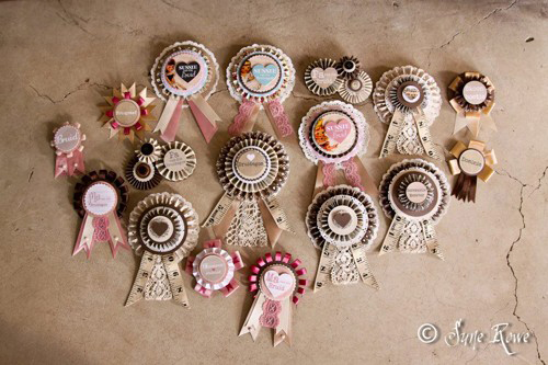 Wedding Rosettes { Stylish + Festive }