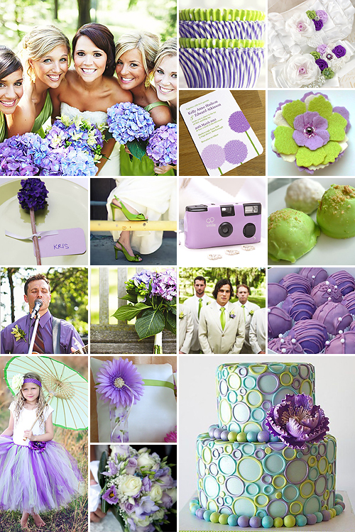 Lilac and Lime Weddings