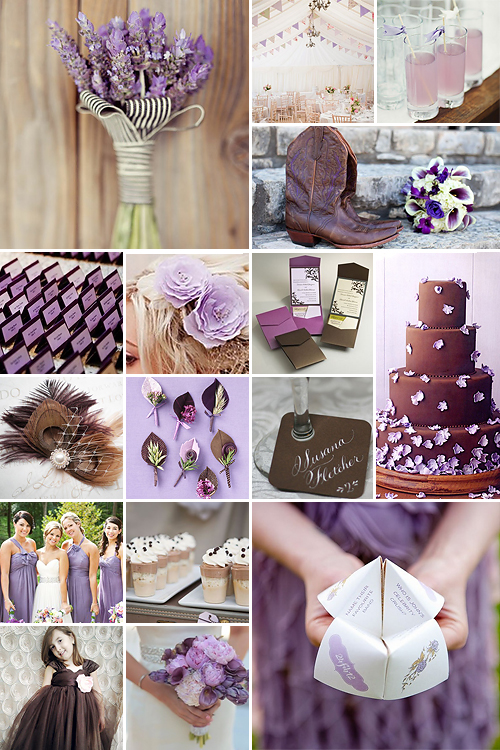 Purple weddings shop