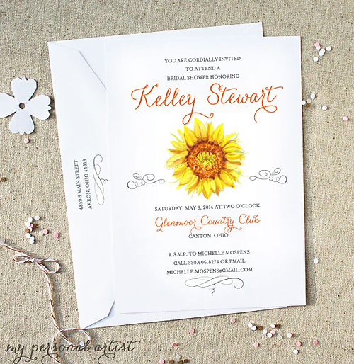 Sunflower Wedding Theme