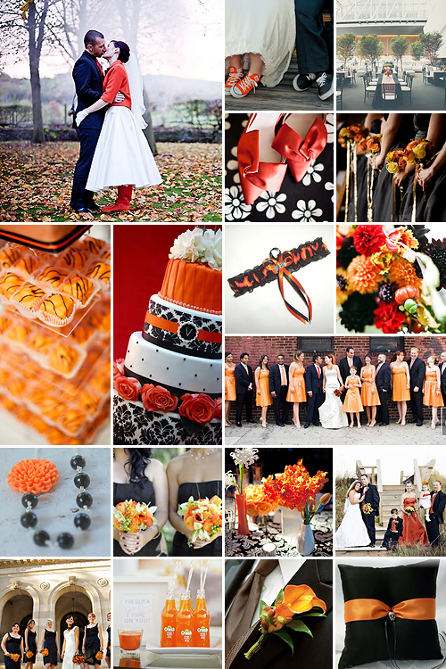 Black and Orange { Vibrant + Dramatic }