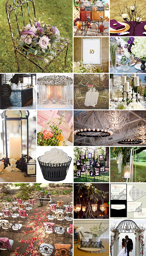 Wrought Iron Wedding Ideas