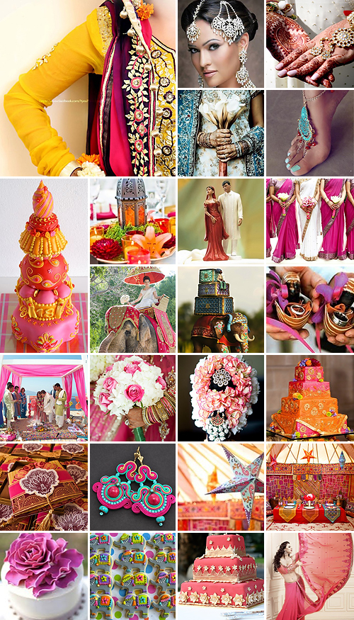 Oriental Bollywood { Bright + Festive }