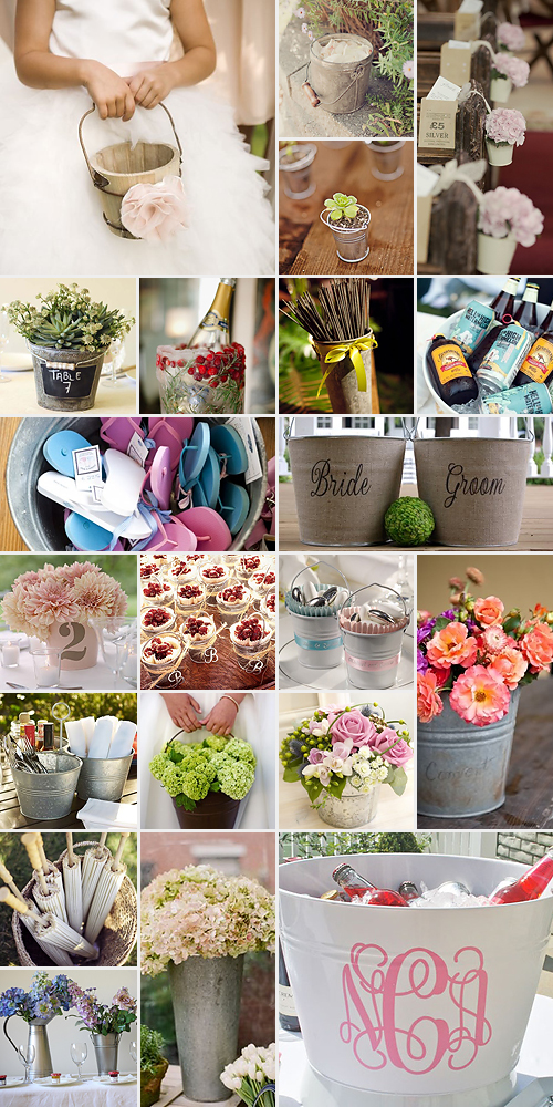 Bucket Wedding Ideas