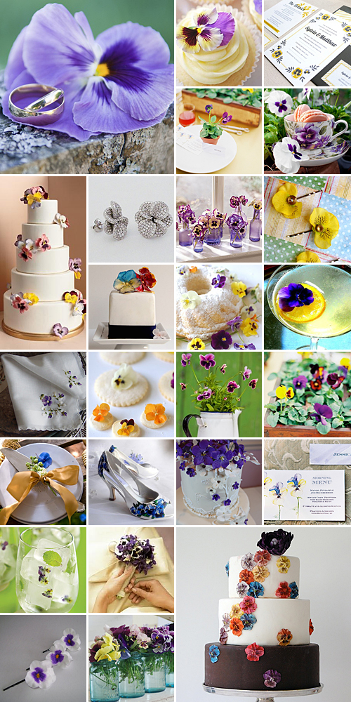 Pansy Wedding Ideas