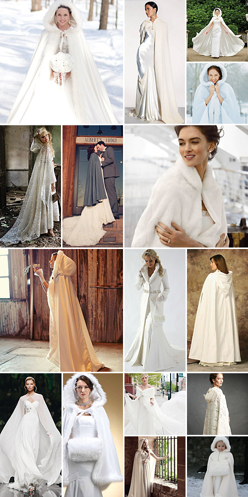 Wedding Capes { Cosy + Magical }