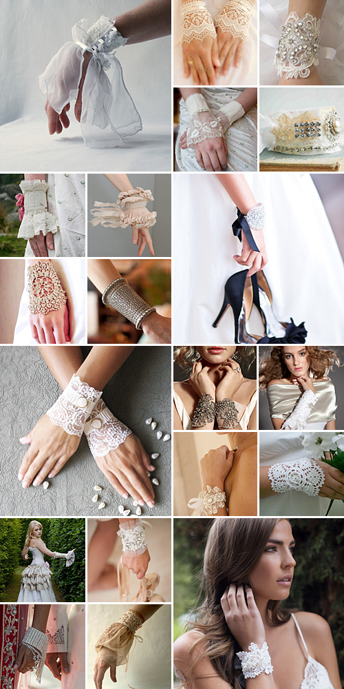 Bridal Cuffs { Flashy yet Feminine }