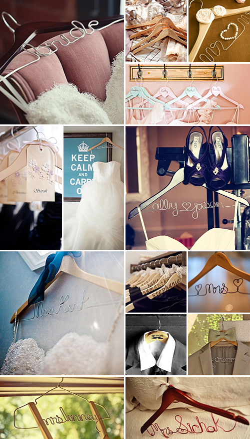 Hang in There { Wedding Hangers }