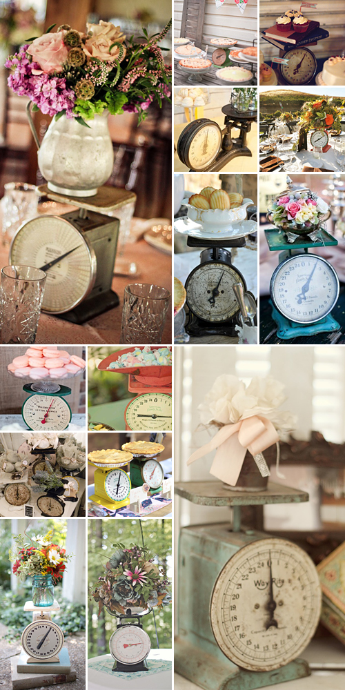 Tip the Scales { Vintage Décor }