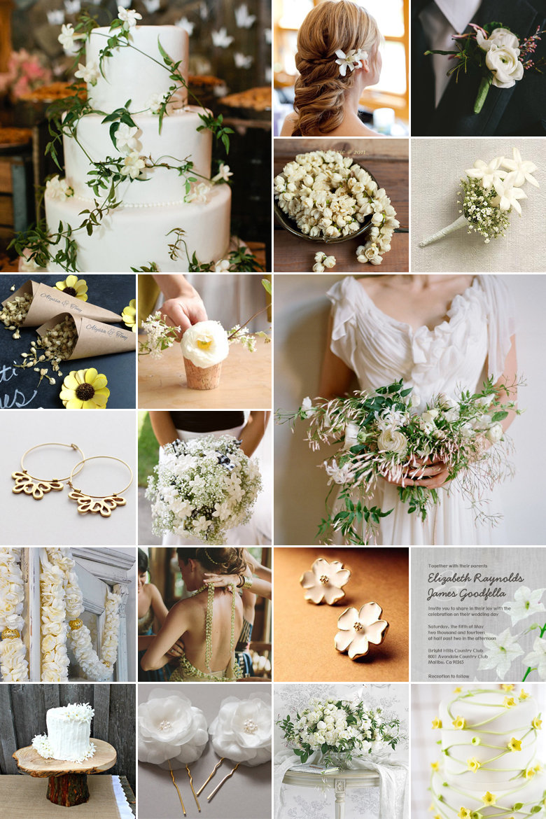 Jasmine Wedding Ideas { Fragrant + Feminine }