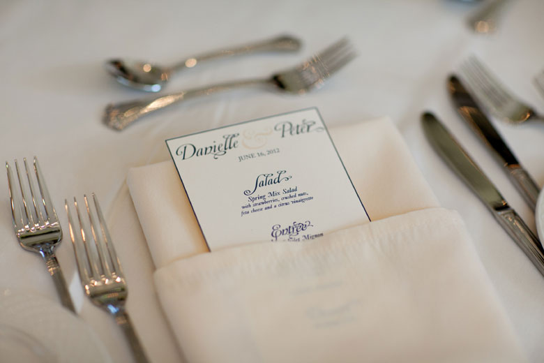 Wedding Menu Manners