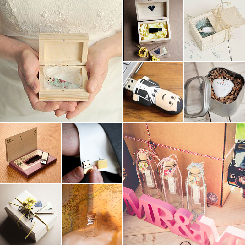 Wedding Flash Drives { Trendy Favours }