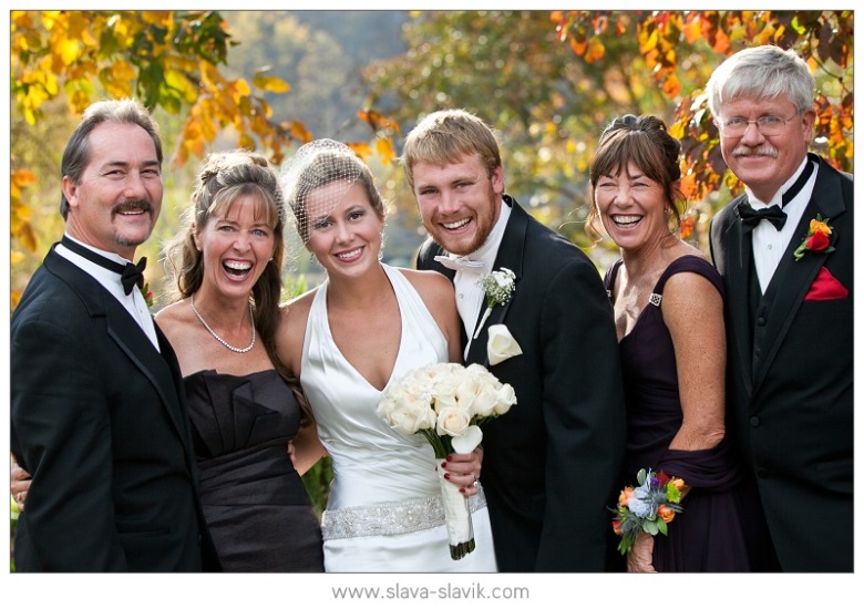 The Wedding Couple and Their Parents