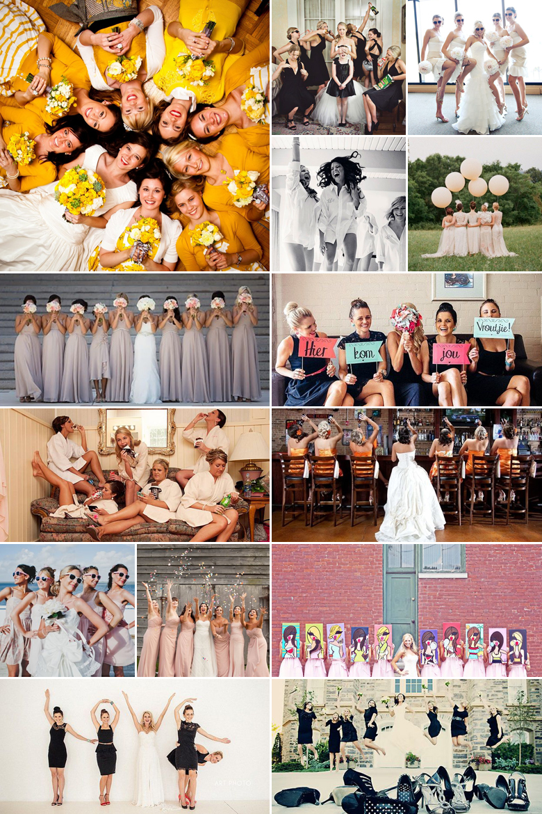 The Bride and her Bridesmaids { Photo Opps }