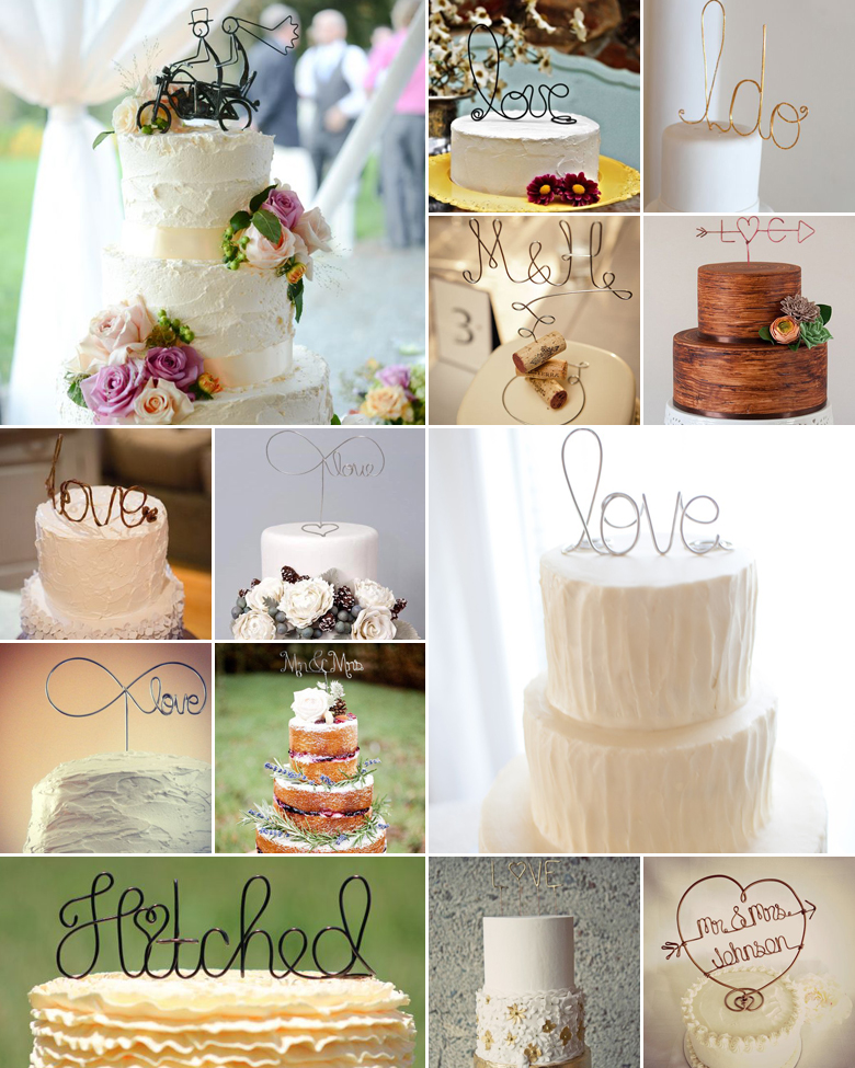 Wire Cake Toppers Wire Cake Toppers