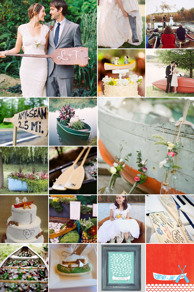 Canoe Wedding Theme