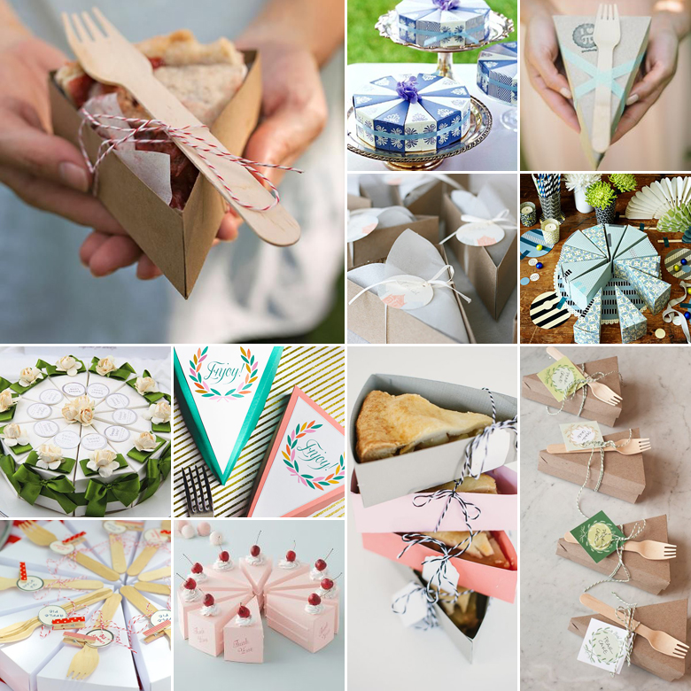 Petite Pie Boxes { DIY Favours }