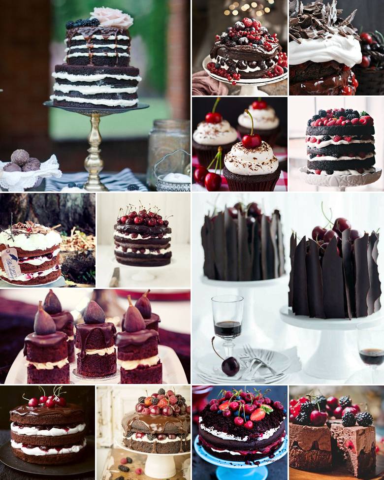 Black Forest Cakes { Dramatic Decadence }