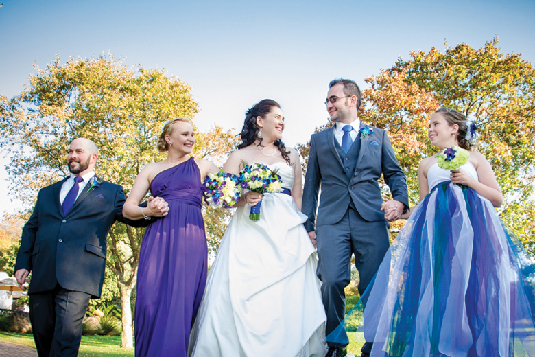 Sandy and Daurel's Peacock Themed Golf Course Wedding